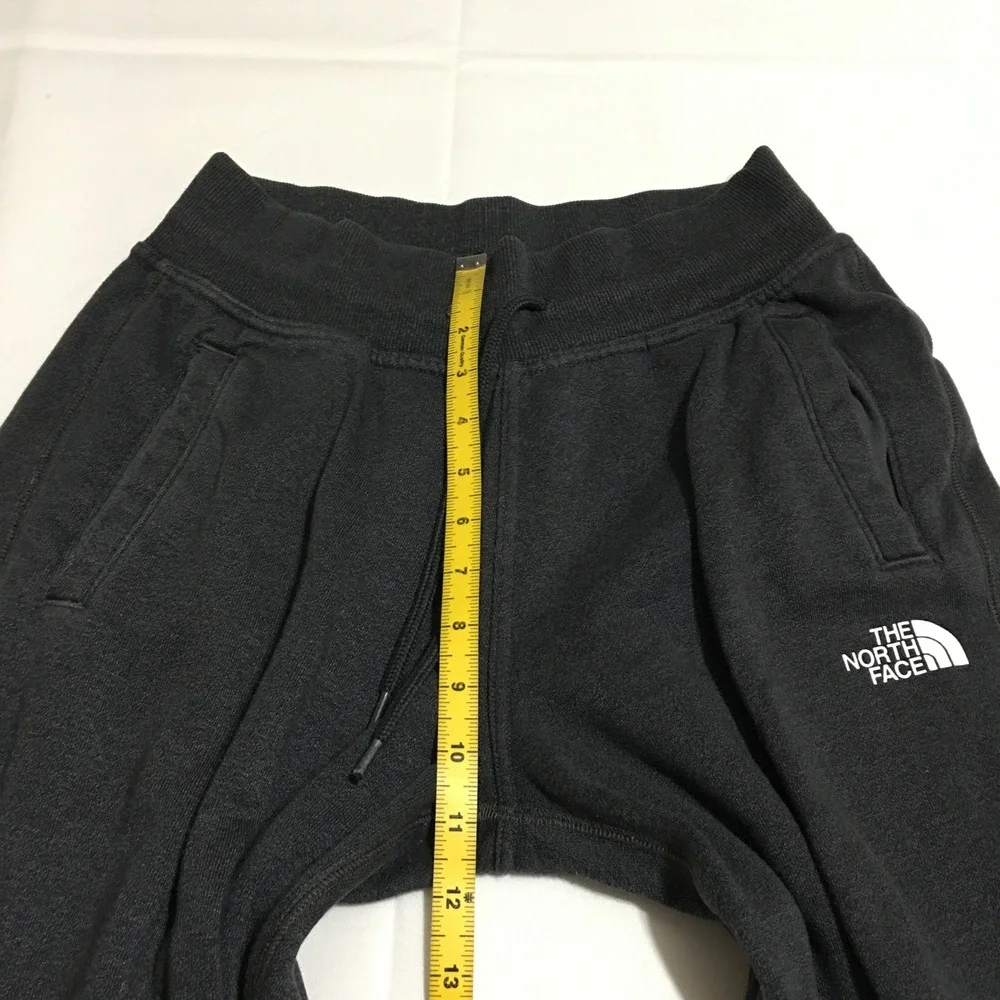 The North Face Joggers Mens Small Black Fleece Drawstring Sweatpants